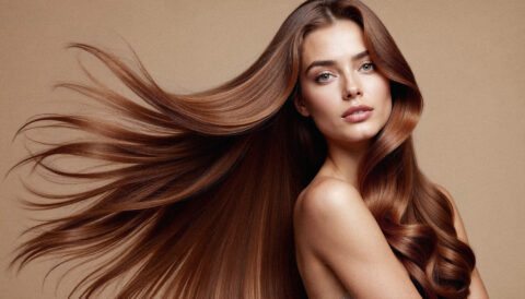 beautiful Woman with a healthy hair