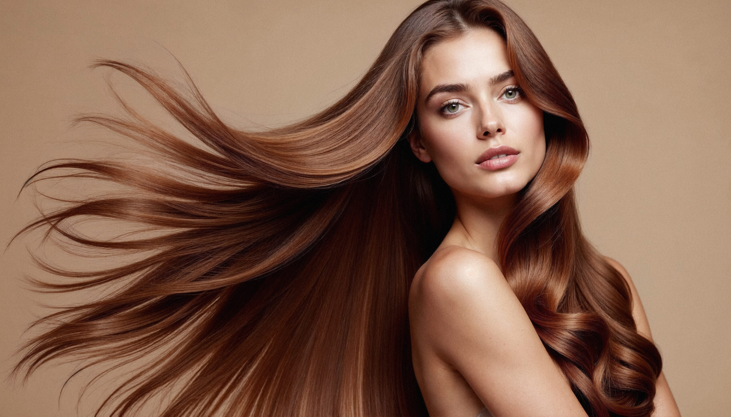 beautiful Woman with a healthy hair