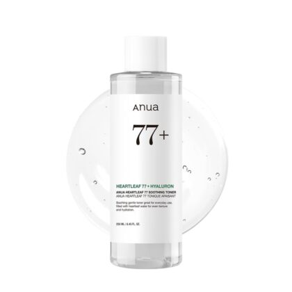 Anua Heartleaf 77 soothing toner bottle