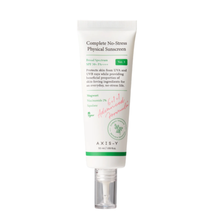 Axis-Y Complete No-Stress Physical Sunscreen SPF 50+ PA++++