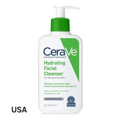 CeraVe Hydrating Facial Cleanser (8oz / 236ml), USA