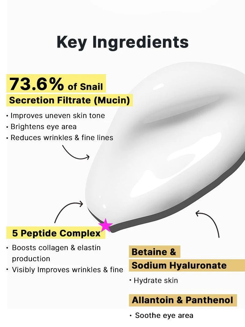 COSRX Snail Peptide Eye Cream 25g - Image 4