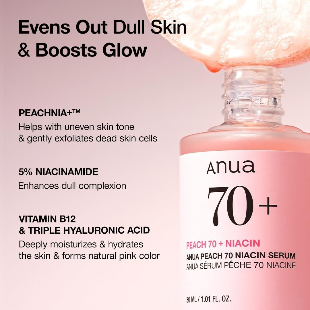 Anua Peach 70% Niacin Serum 30ml - Image 4