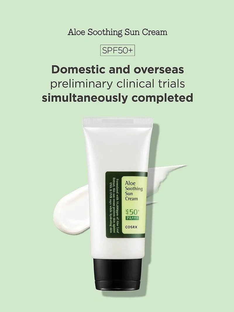 COSRX Aloe Sooth Sun Cream SPF 50++ - Image 2