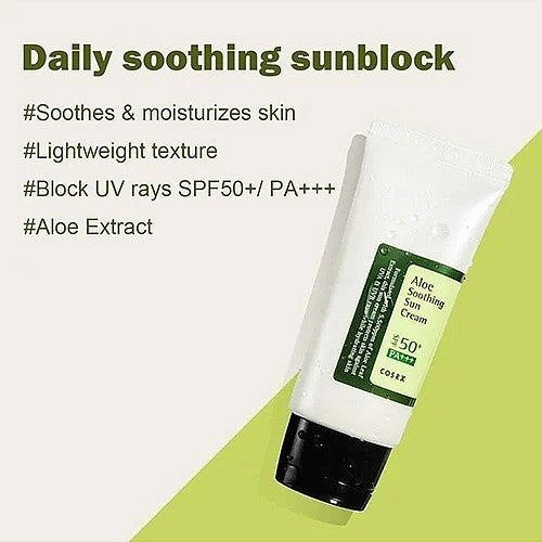 COSRX Aloe Sooth Sun Cream SPF 50++ - Image 4