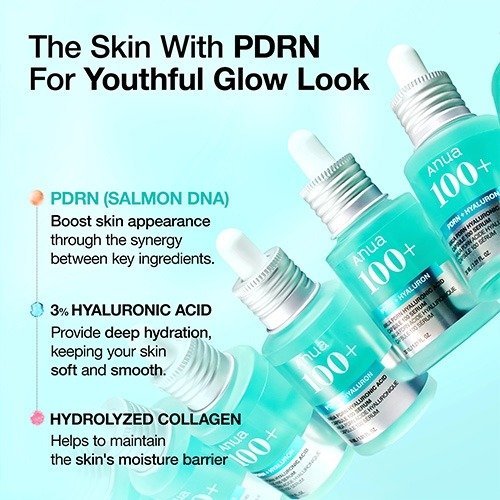 Anua 100+ PDRN + Hyaluronic Acid Serum 30ML - Image 3