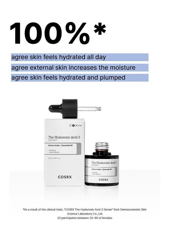 COSRX The Hyaluronic Acid 3 Serum - Image 3