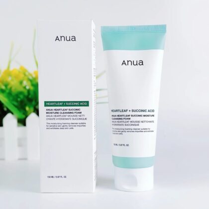 Anua Heartleaf Succinic Moisture Cleansing Foam