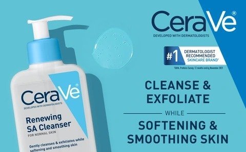 CeraVe Renewing SA Cleanser 8oz - Image 2