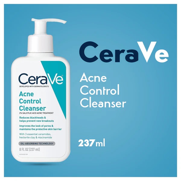 CeraVe Acne Control Cleanser 8oz (236ml) - Image 2