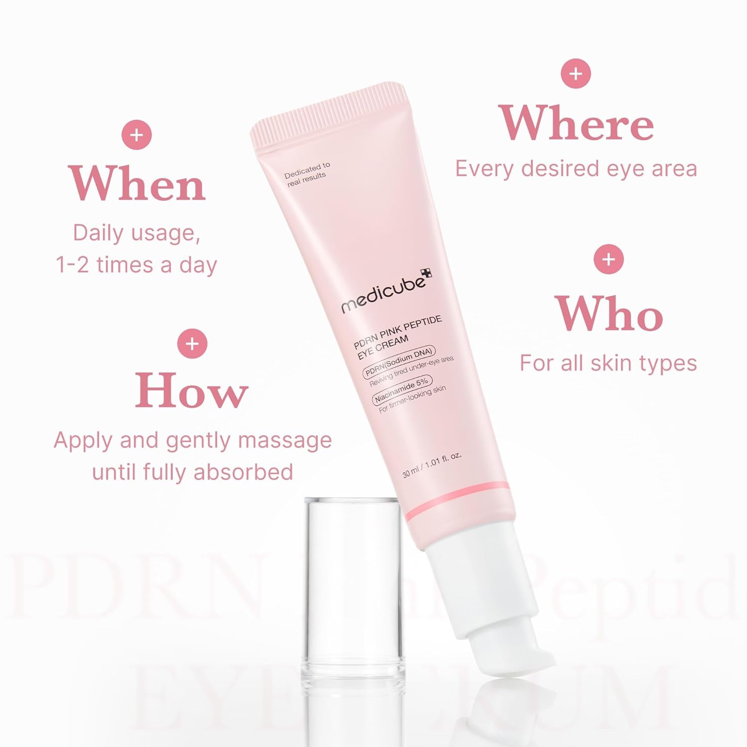 Medicube PDRN Pink peptide eye cream-25ML - Image 4