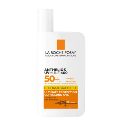 La Roche Posay Anthelios UVMune 400 Invisible Fluid Facial Sunscreen SPF50 50ml