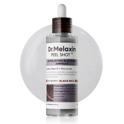 Dr Melaxin Peel Shot Exfoliating Black Rice Ampoule (80ml)