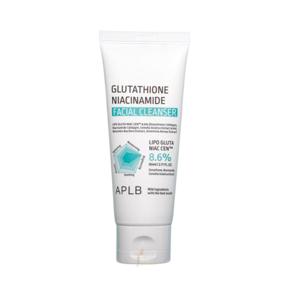 APLB glutathione niacinamide facial cleanser