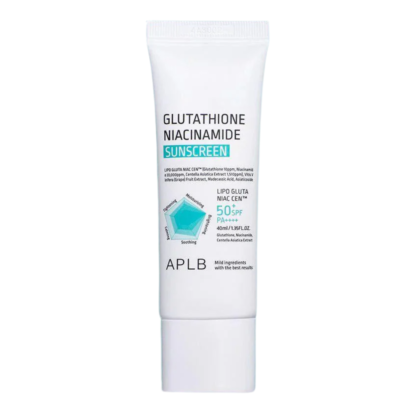 APLB glutathione niacinamide facial sunscreen