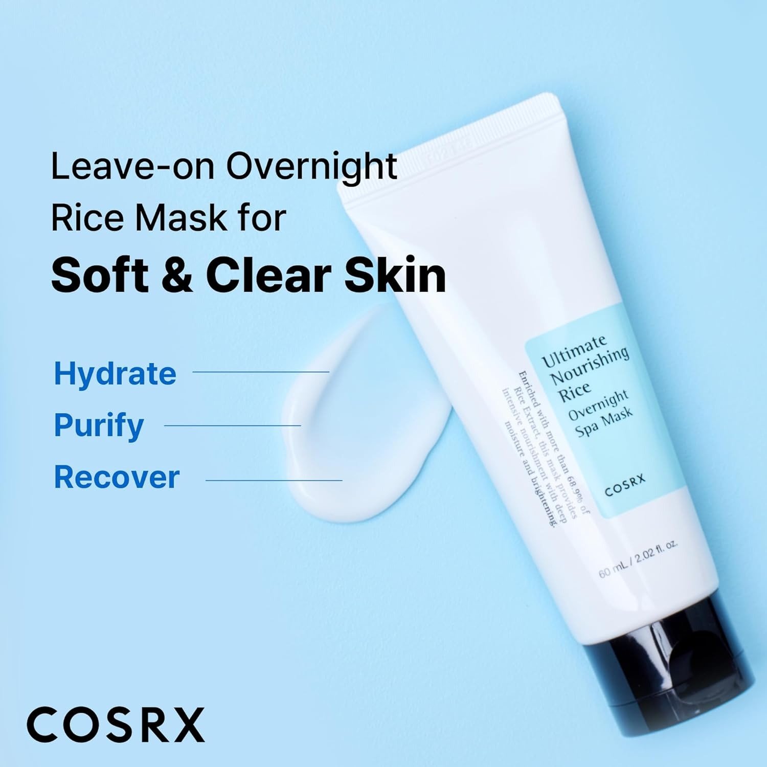 Cosrx Ultimate Nourishing Rice Overnight Spa Mask - Image 3
