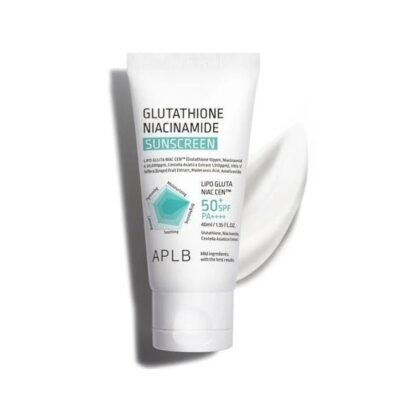 APLB glutathione niacinamide facial sunscreen
