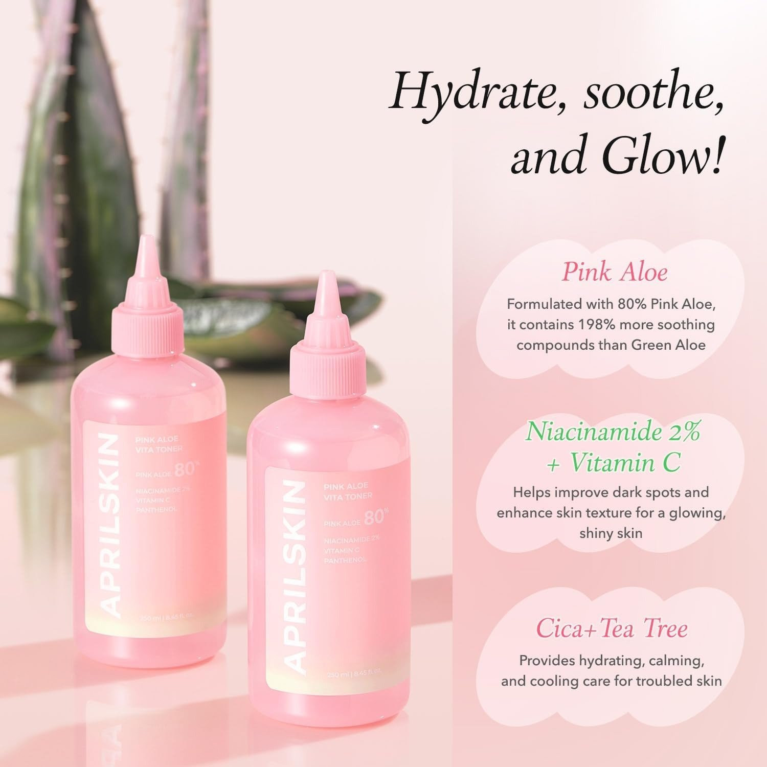 Aprilskin pink aloe vita toner - Image 2