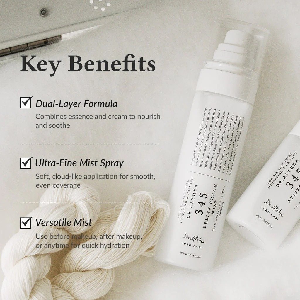 Dr. Althea 345 Relief Cream Mist 100ml - Image 3