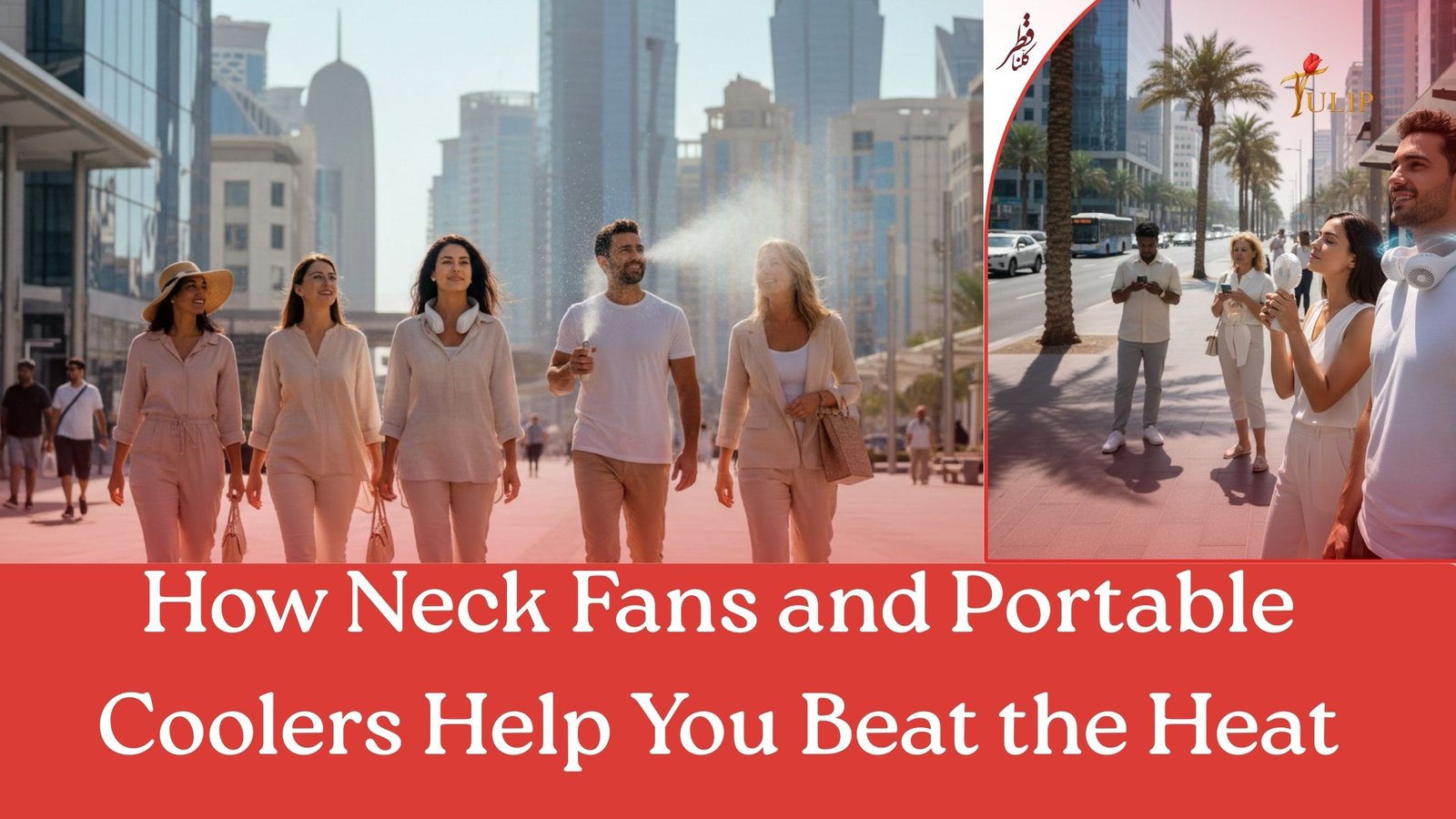 Cool Qatar Living: How Neck Fans and Portable Coolers Help You Beat the Heat