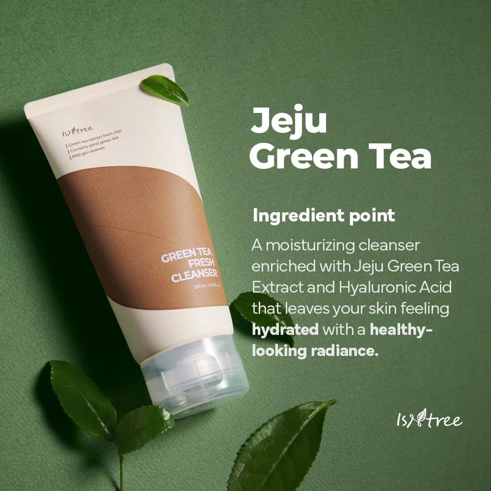 Isntree Green Tea Fresh Cleanser – 120 ml - Image 5