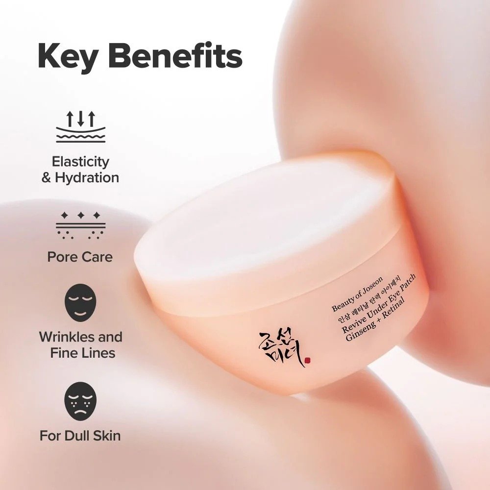 Beauty of Joseon Revive Under Eye Patch (Ginseng + Retinal) – 60 patches - Image 4