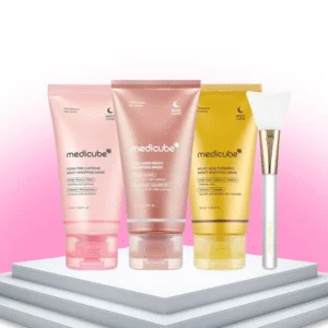 Medicube Night Wrapping Mask Trio – Glow, Firm & Brighten Overnight (3 Masks Set)