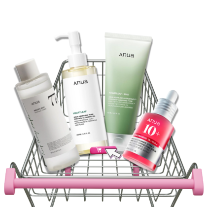 Anua Heartleaf Glass skin - Complete Skincare Set
