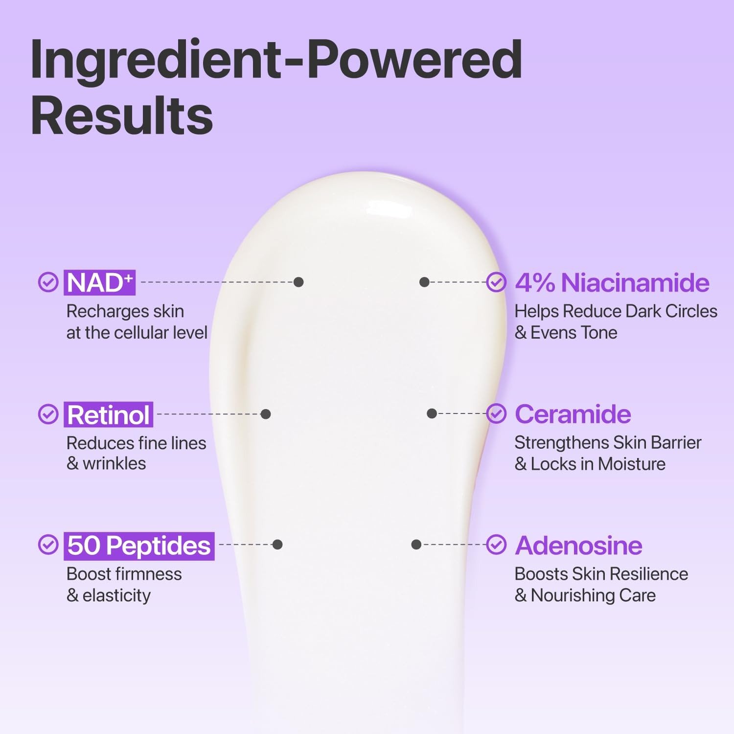 Numbuzin No. 9 NAD+ retinol volumetox eye cream - Image 5