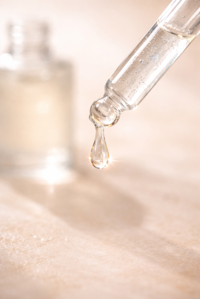  Skincare routine for Qatar climate, showing hot humidity vs indoor AC environment, with balancing products