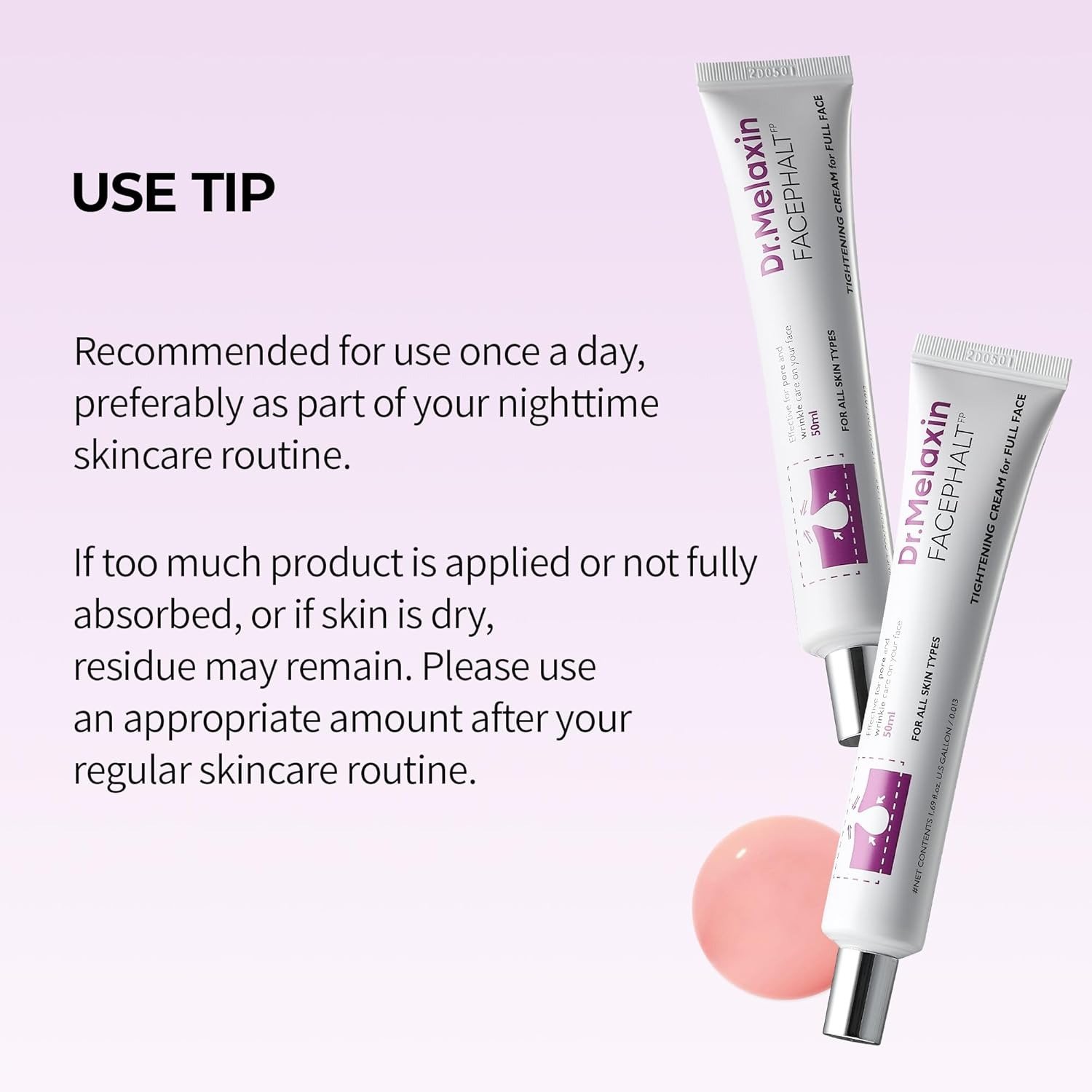Dr. Melaxin Facephalt Tightening Cream (50ml) - Image 2