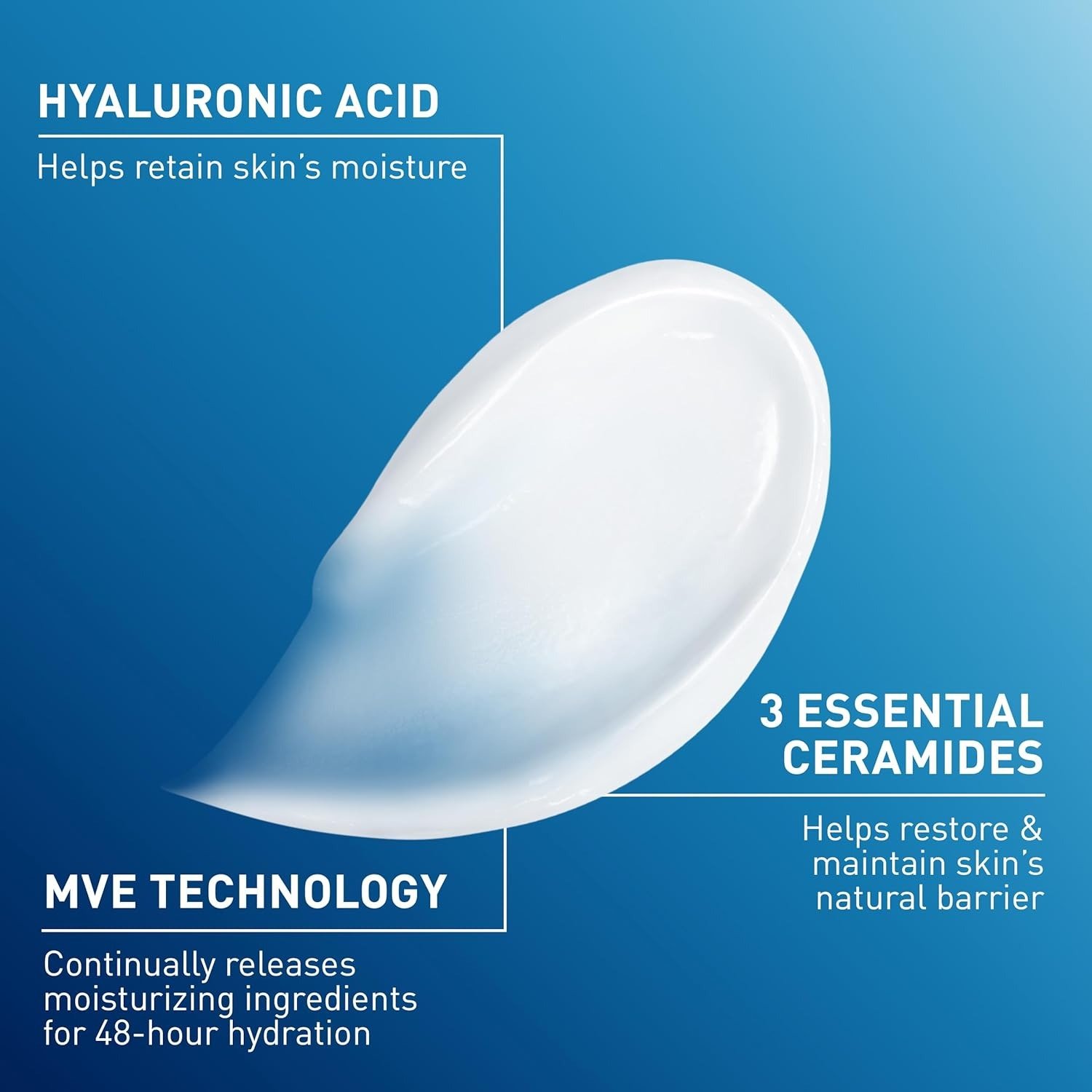 CeraVe Moisturizing Cream (16 oz / 454g) - Image 2