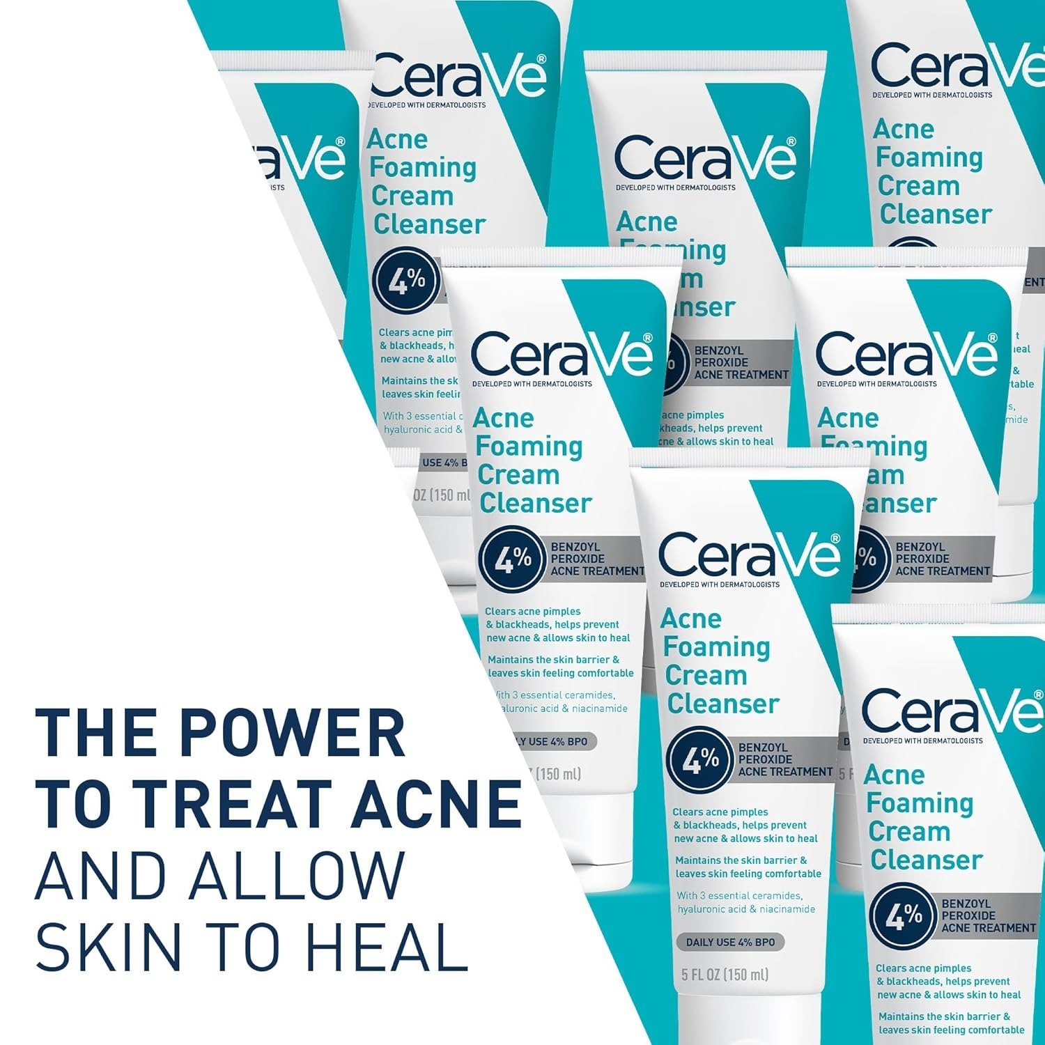 Cerave Acne Foaming Cream Wash 10% 150Ml - Image 4
