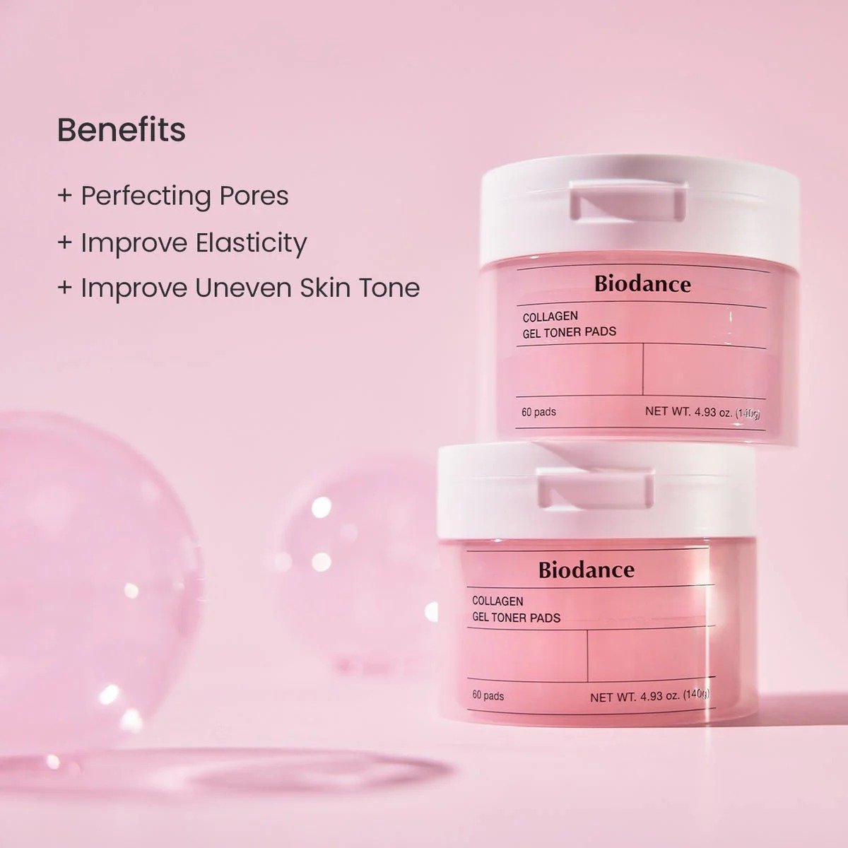 Biodance Collagen Gel Toner Pads 60Pads 140G - Image 3