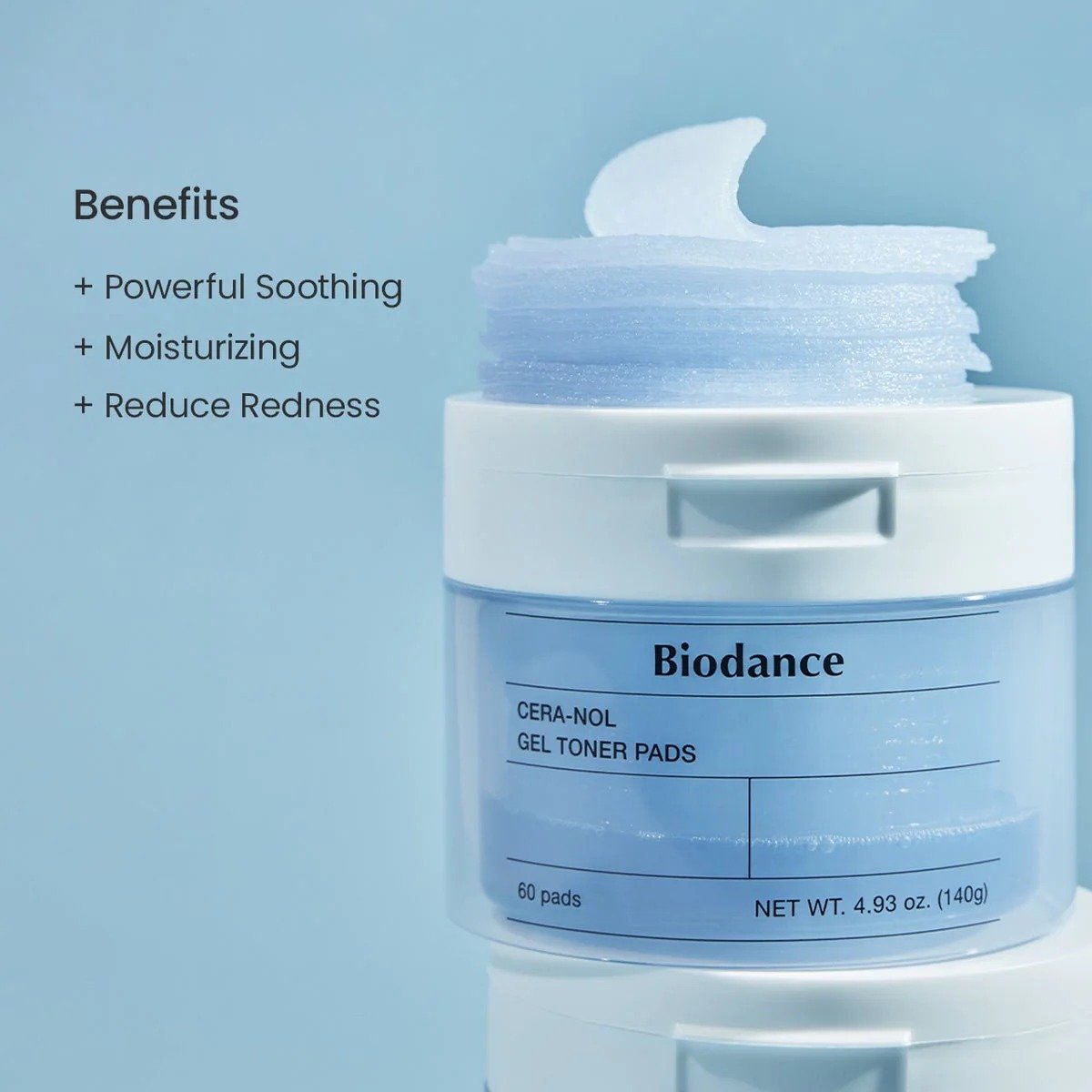 Biodance Cera-Nol Gel Toner Pads 60Pads 140G - Image 3