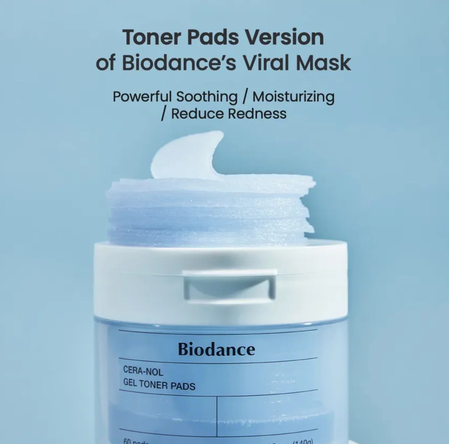 Biodance Cera-Nol Gel Toner Pads 60Pads 140G - Image 4