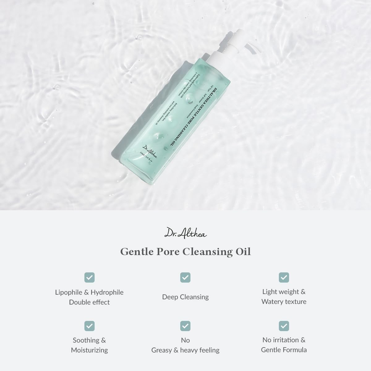 Dr Althea Gentle Pore Vegan Cleansing Oil (150ml) - Image 3