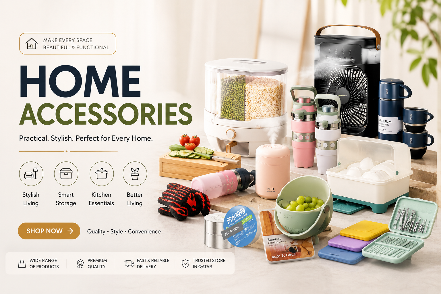 Home Accessories in Qatar: Stylish Ideas to Transform Every Room