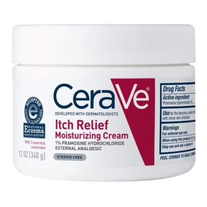 CeraVe Itch Relief Moisturizing Cream (12oz / 340g) USA