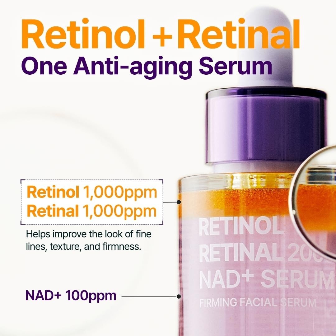 Purito Seoul Retinol Retinal 2000 NAD+ Serum (30ml) - Image 3