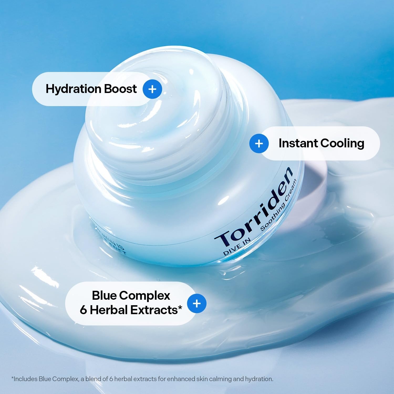 Torriden DIVE IN Low Molecular Hyaluronic Acid Soothing Cream (100ml) - Image 3
