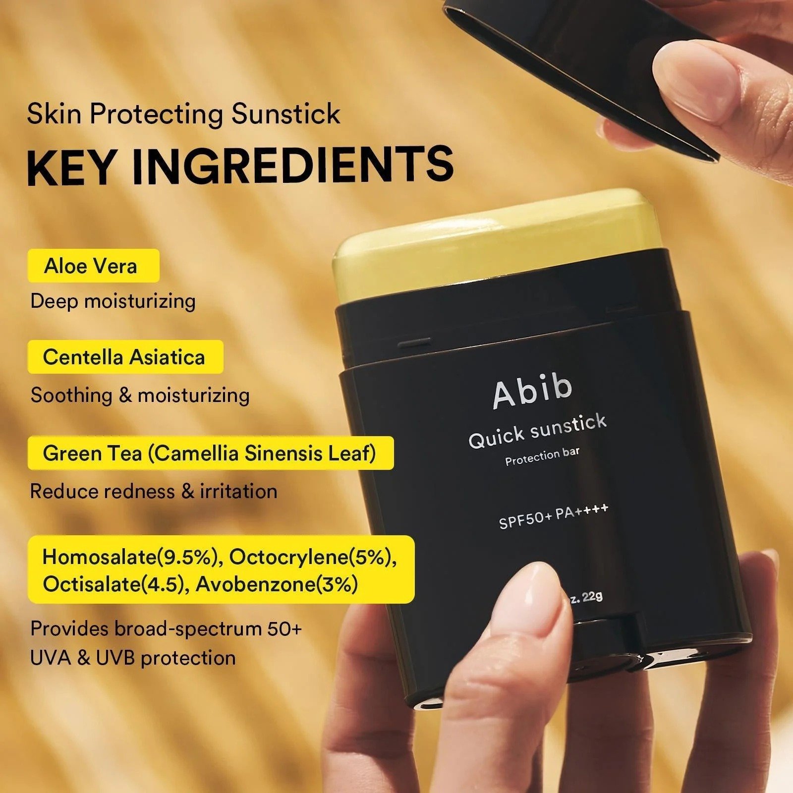Abib Quick Sunstick Protection Bar SPF50+ PA++++ (22g) - Image 3