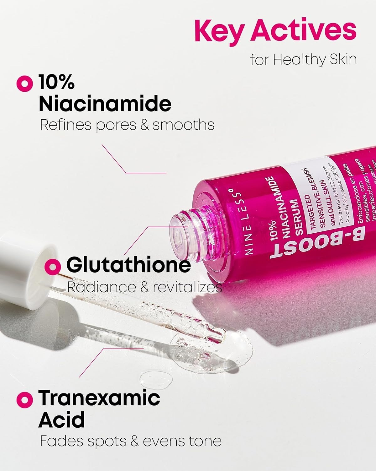 Nineless B-Boost 10% Niacinamide Serum (30ml) - Image 3