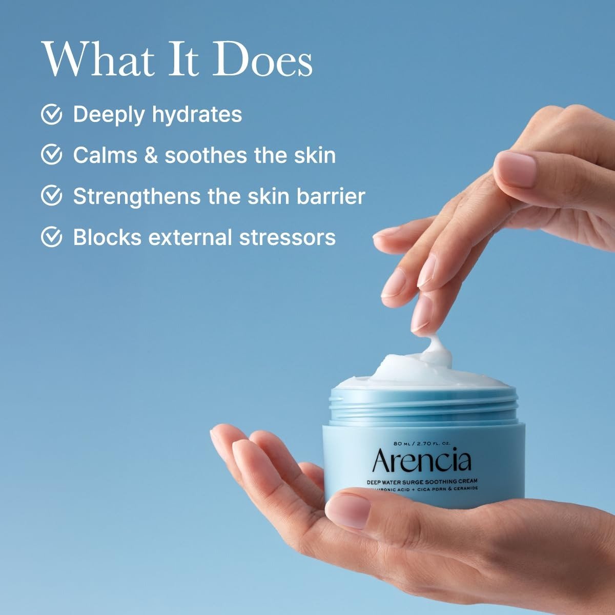 Arencia Deep Water Surge Soothing Cream (110ml) - Image 2