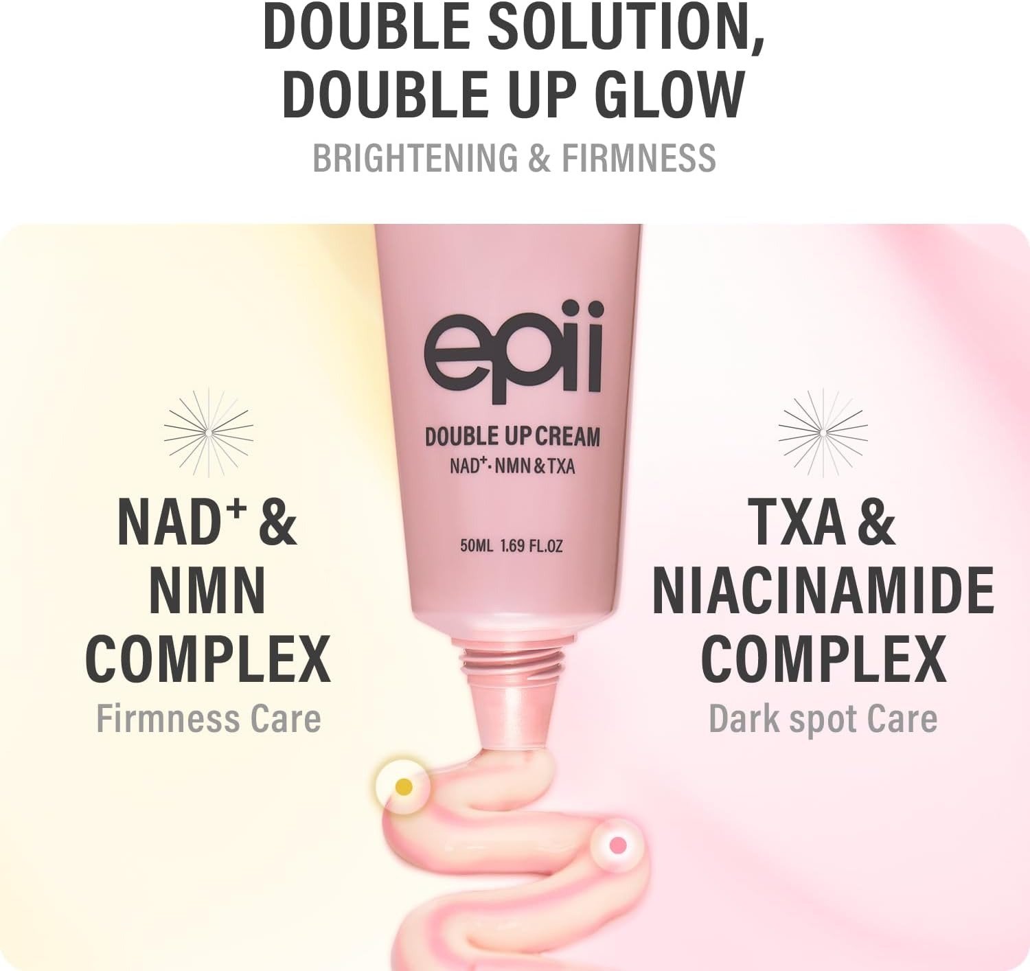epii Double Up Cream (NAD+, NMN & TXA) 50ml - Image 2
