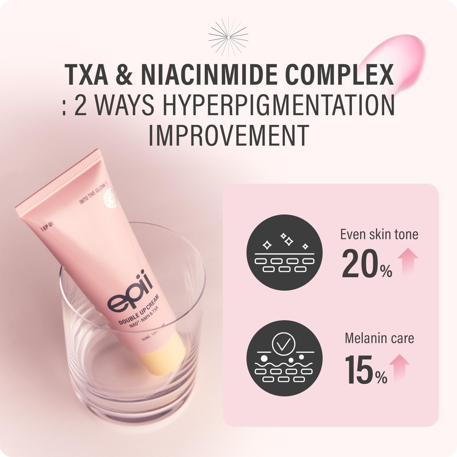 epii Double Up Cream (NAD+, NMN & TXA) 50ml - Image 3