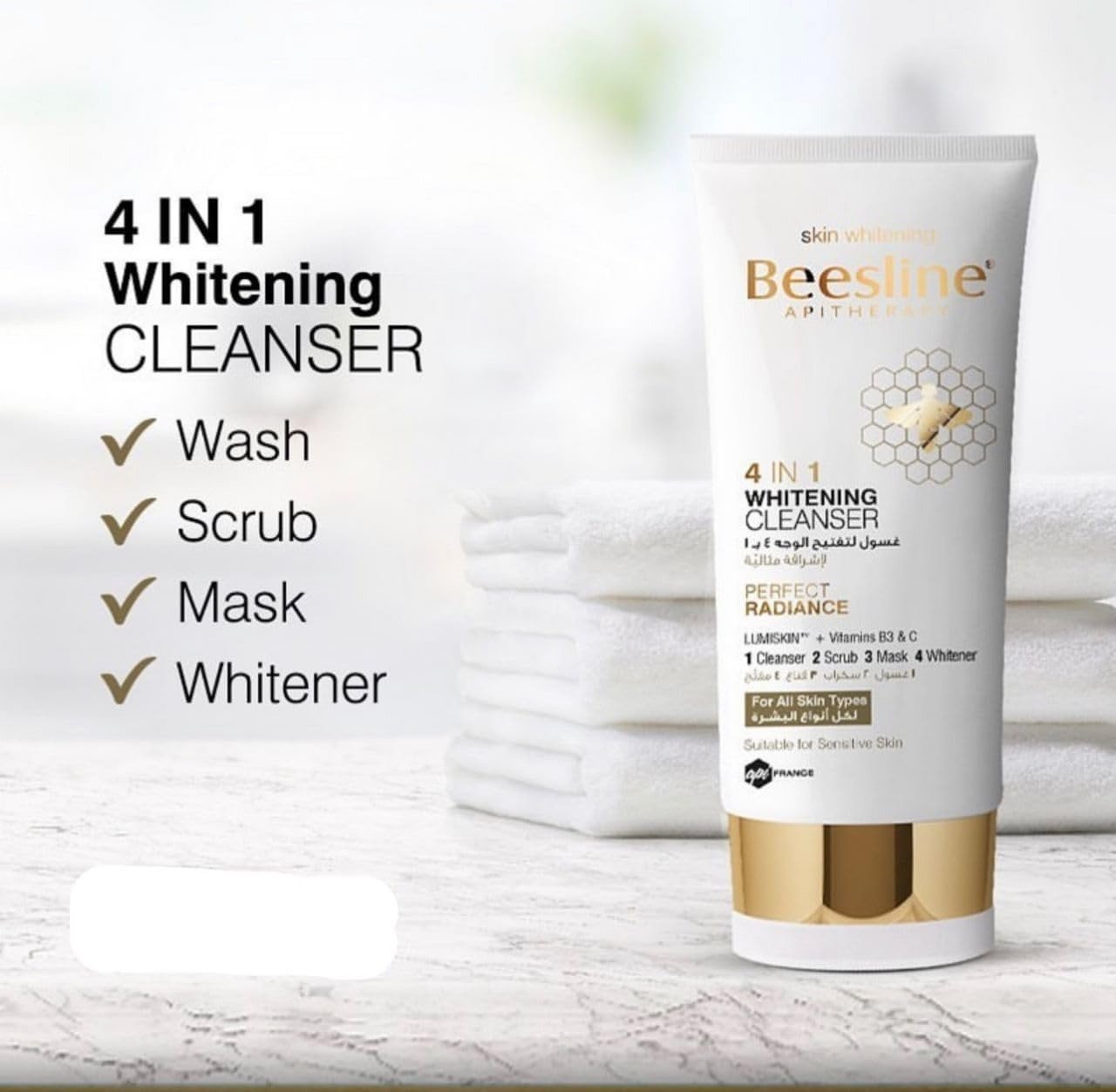 Beesline 4-in-1 Whitening Cleanser 150ml - Image 2
