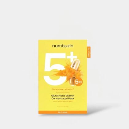Numbuzin No. 5+ Glutathione Vitamin Concentrated Mask (27mL)