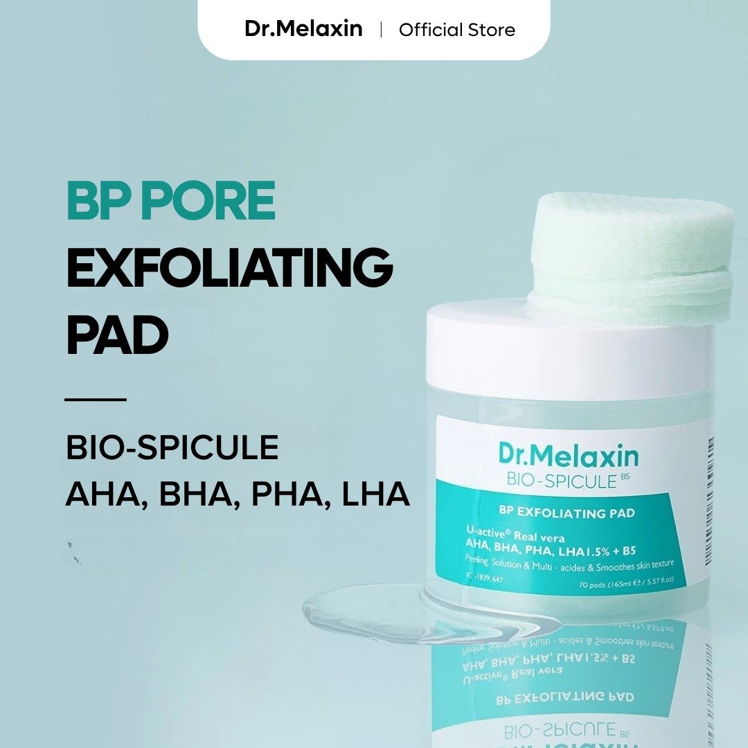 Dr. Melaxin Pore Care Bonus Duo – Bio Spicule BP Exfoliating Pad + BP Pore Clear Mask - Image 2