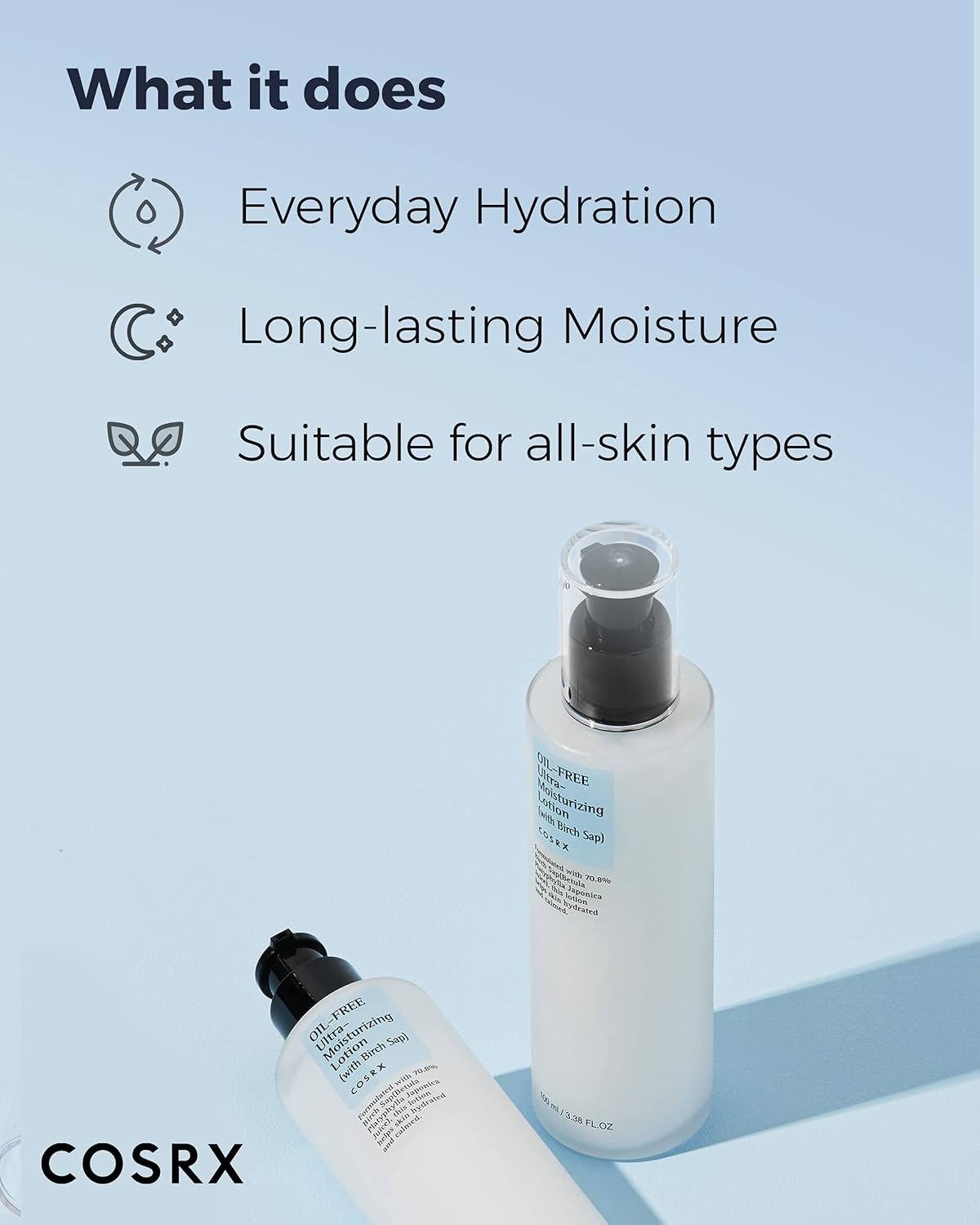 COSRX Oil-Free Ultra-Moisturizing Lotion with Birch Sap (100ml) - Image 2